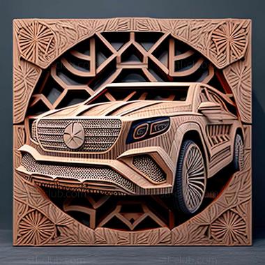 3D модель Mercedes Benz EQS SUV (STL)